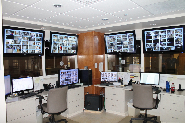 Galaxy Systems customer Highland Clarksburd Hospital control room
